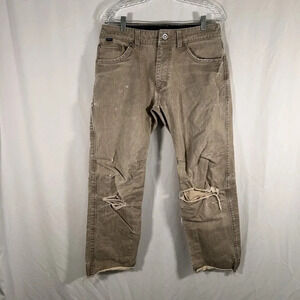 Kuhl Jeans Men's 32x30 Beige Denim Distressed Vintage Patinadve Hiking Pants